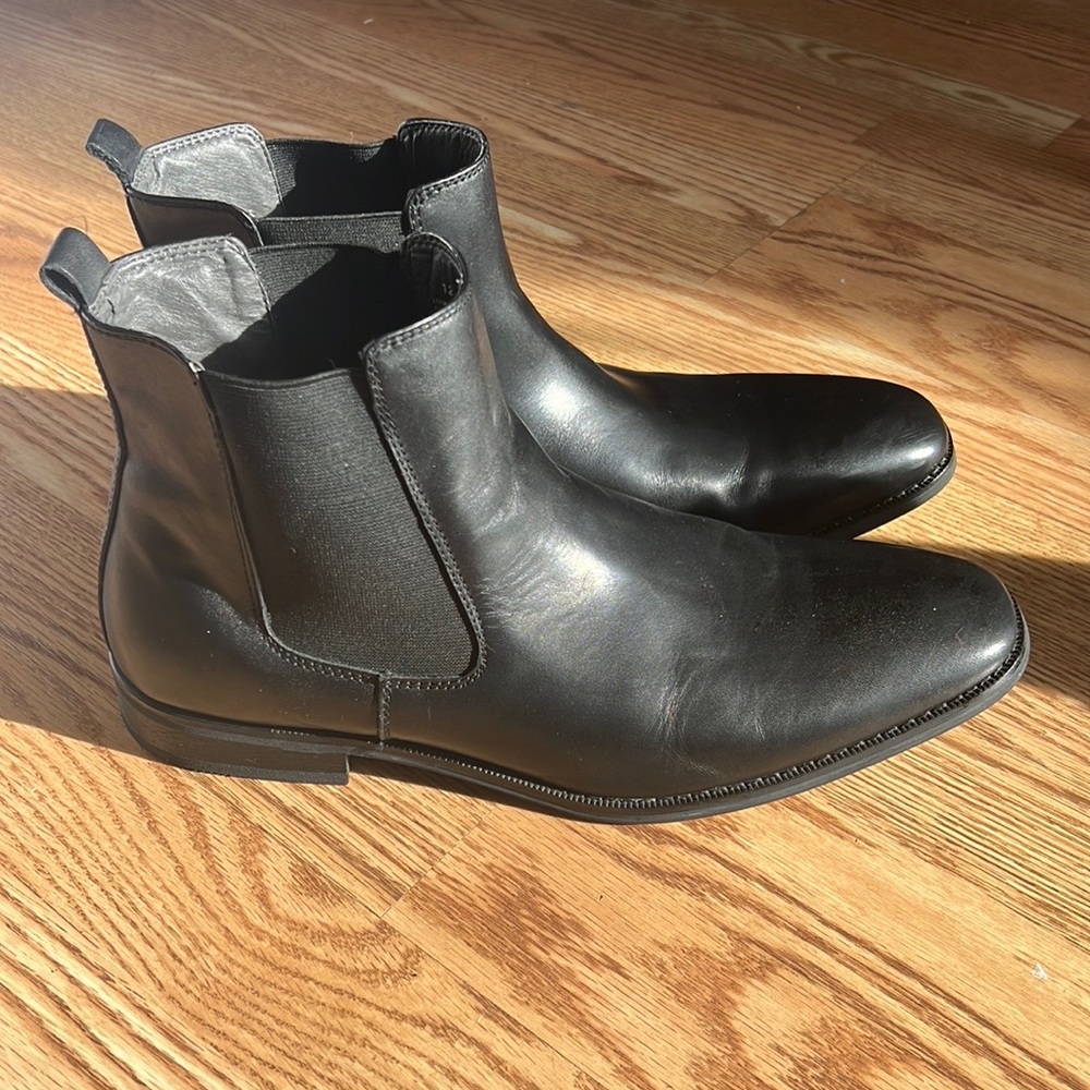 Men’s Express Black Leather Boot 12